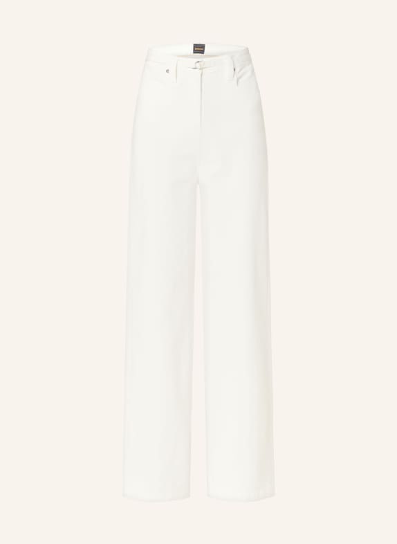 BOSS Wide leg trousers TMARLENE 118 Open White
