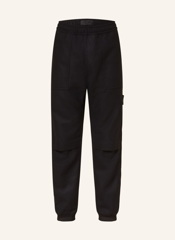STONE ISLAND Hose GHOST im Jogging-Stil SCHWARZ
