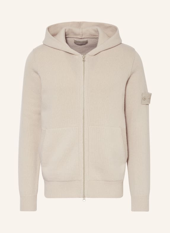 STONE ISLAND Strickjacke GHOST CREME