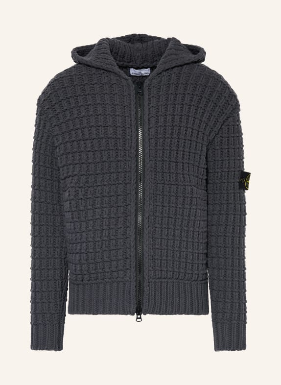 STONE ISLAND Strickjacke DUNKELGRAU