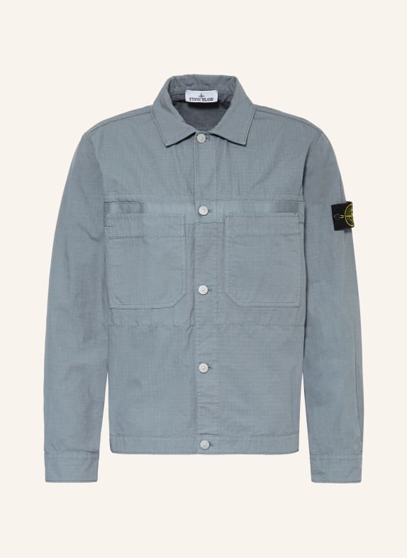 STONE ISLAND Overshirt BLUE GRAY