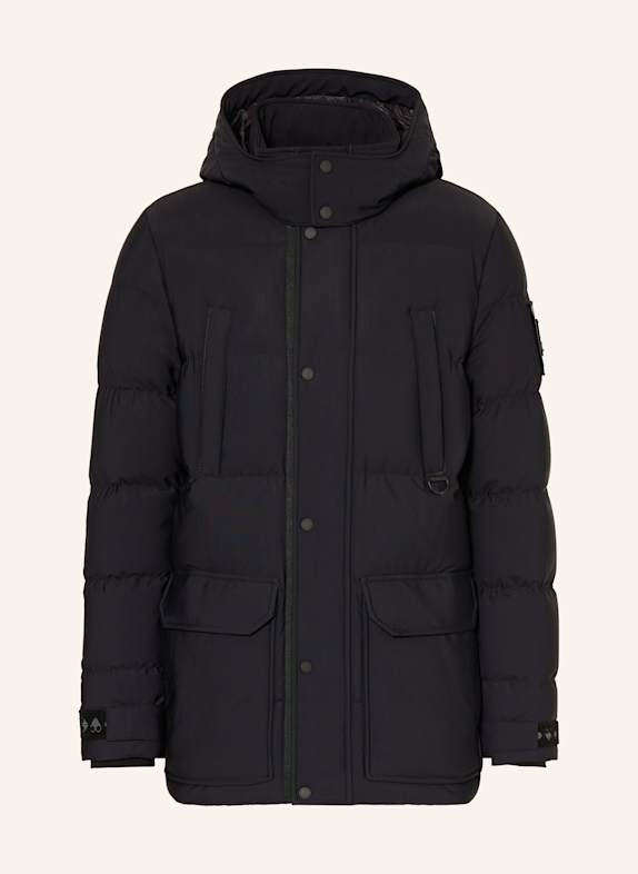 MOOSE KNUCKLES Daunenjacke VALLEYFIELD 2 mit abnehmbarer Kapuze SCHWARZ