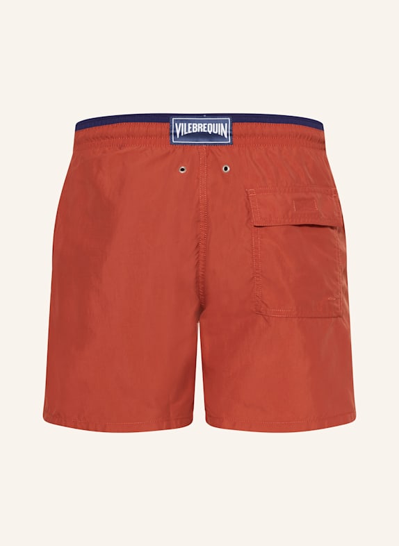 VILEBREQUIN Badeshorts MOOREA COGNAC