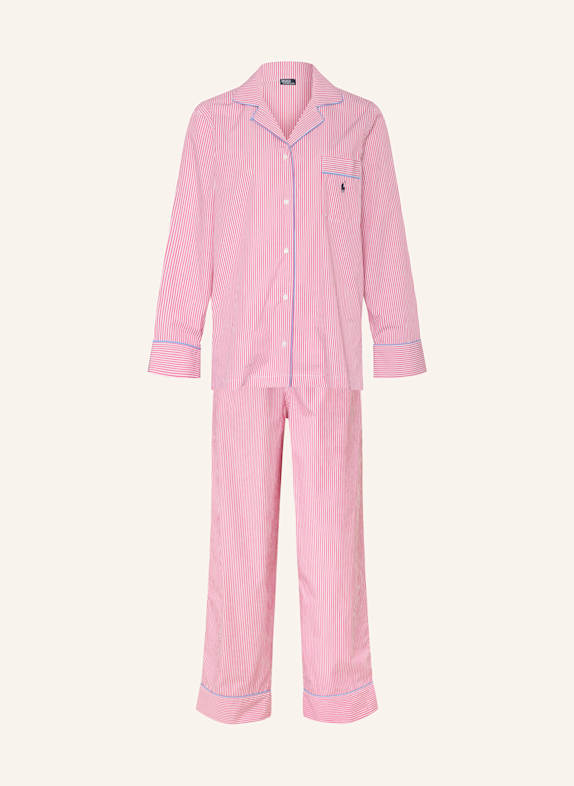 POLO RALPH LAUREN Pajamas PINK/ WHITE