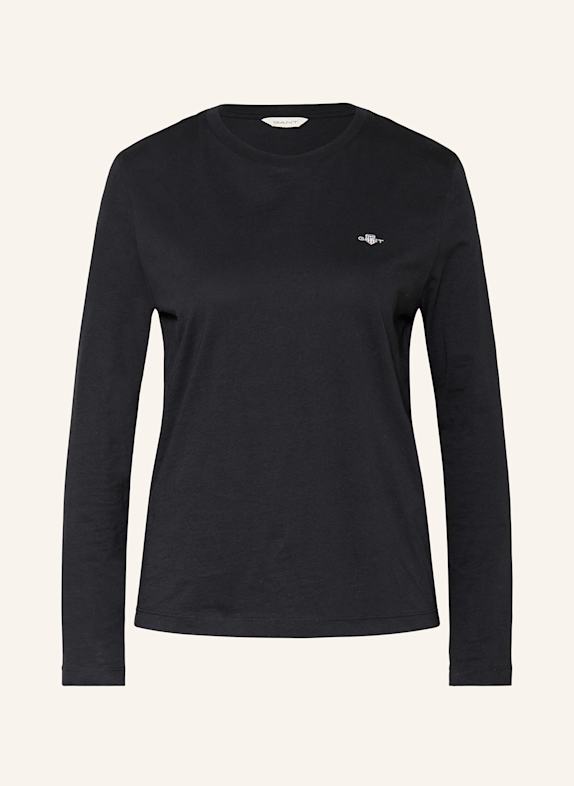 GANT Longsleeve SCHWARZ