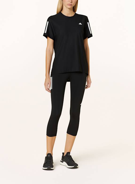 adidas Hardloopshirt OWN THE RUN ZWART
