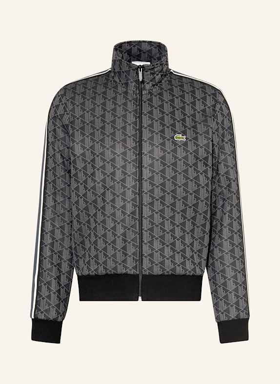 LACOSTE Trainingsjacke SCHWARZ/ GRAU