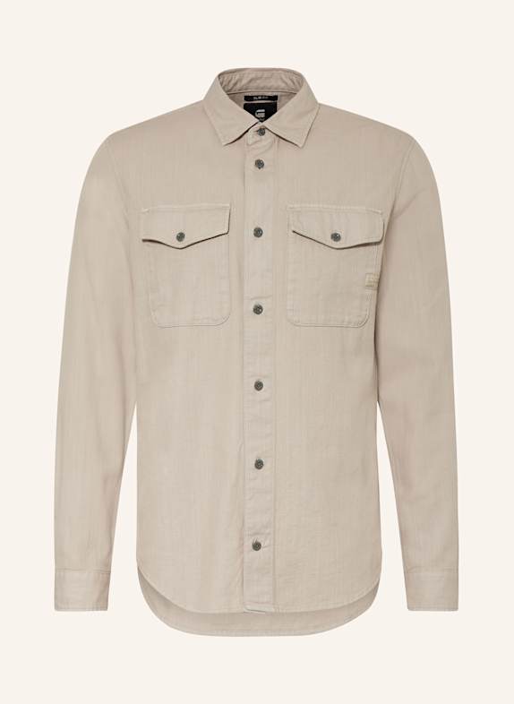 G-Star Hemd Slim Fit BEIGE