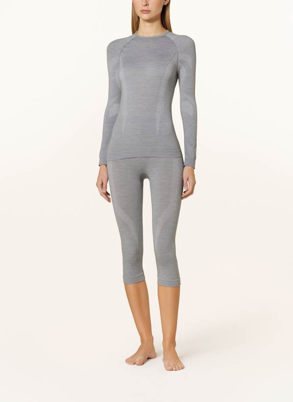 FALKE Functioneel shirt WOOL-TECH met merinowol GRIJS