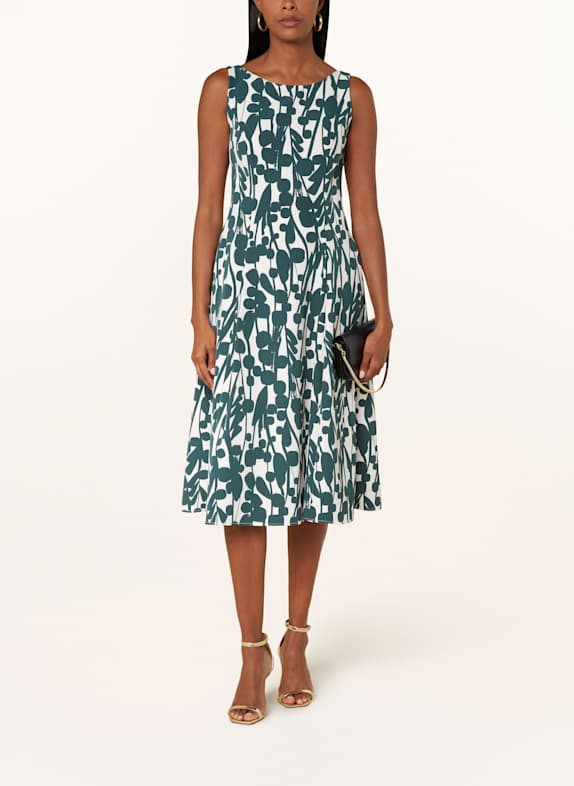 Vera Mont Cocktailkleid CREME/ DUNKELGRÜN