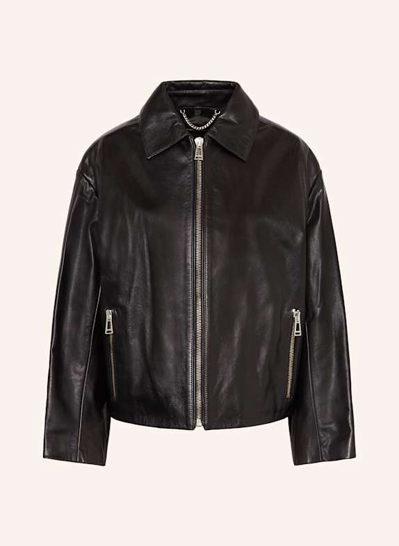 BELSTAFF COPPER leather jacket BLACK