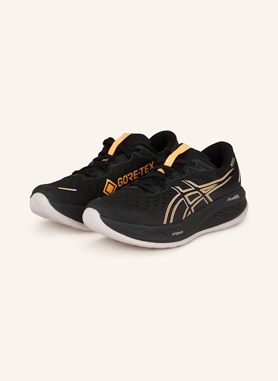 ASICS GEL-CUMULUS 26 GTX running shoes BLACK/ ORANGE/ LIGHT PURPLE