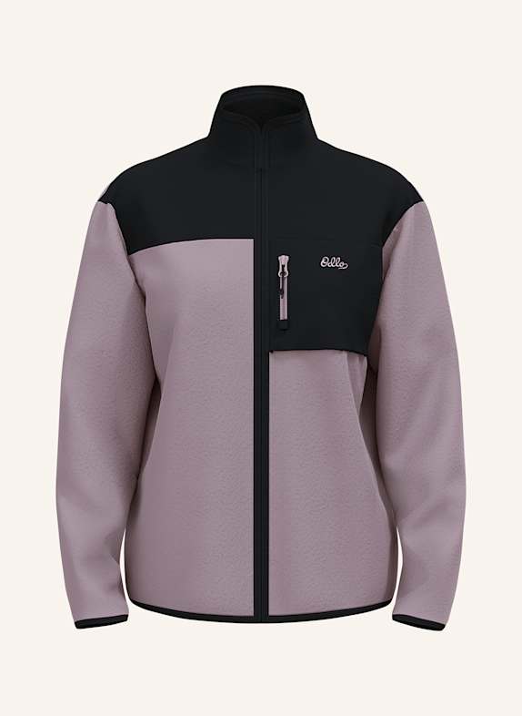 odlo Bunda Midlayer ESSENTIAL ČERNÁ/ SVĚTLE FIALOVÁ