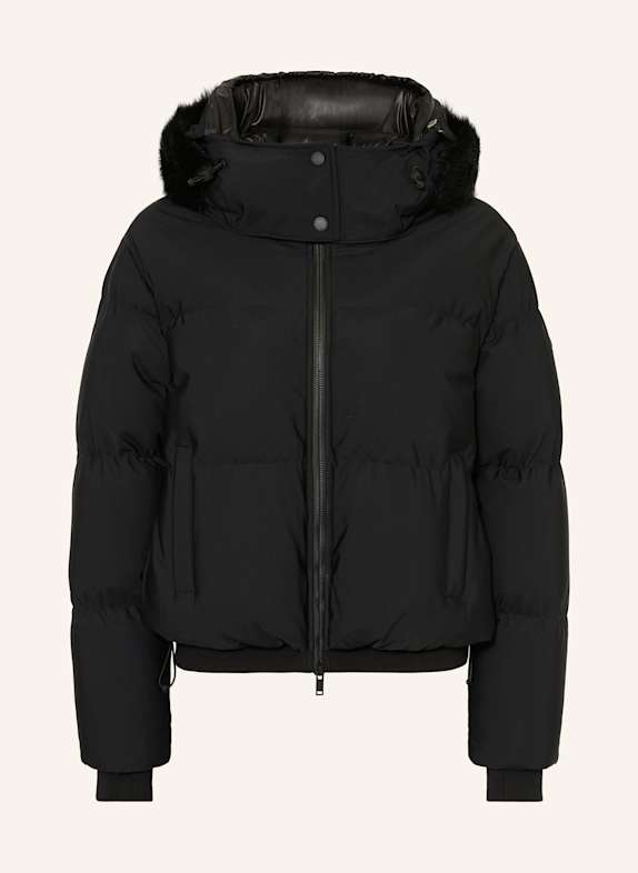 MOOSE KNUCKLES Daunenjacke MISTI PUFFER mit abnehmbarer Kapuze SCHWARZ