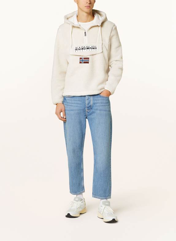 NAPAPIJRI Teddyfell-hoodie T-BURGEE CREME