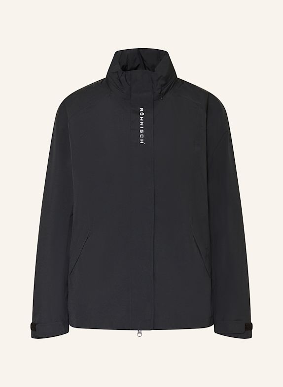 RÖHNISCH Funktionsjacke STORM RAIN JACKET SCHWARZ