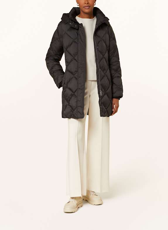 FUCHS SCHMITT Quilted coat BLACK