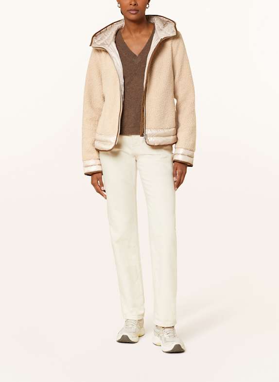 FUCHS SCHMITT Kurtka pluszowa BEŻOWY