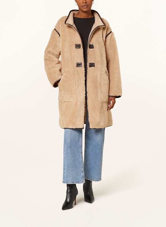 FUCHS SCHMITT Teddy coat BEIGE