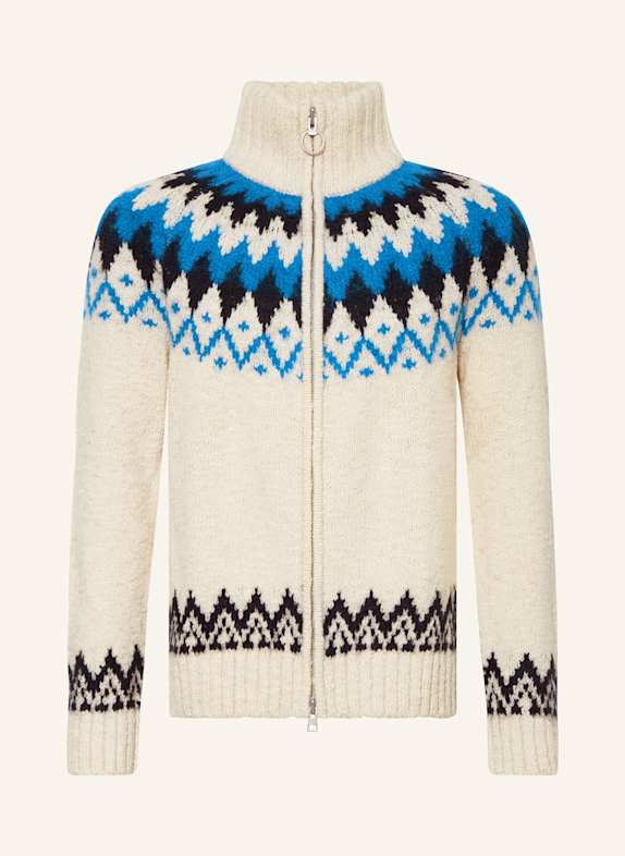 GANT Strickjacke WEISS/ BLAU/ SCHWARZ