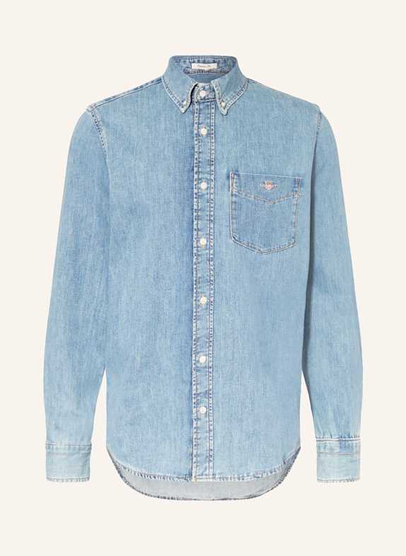 GANT Denim shirt regular fit LIGHT BLUE