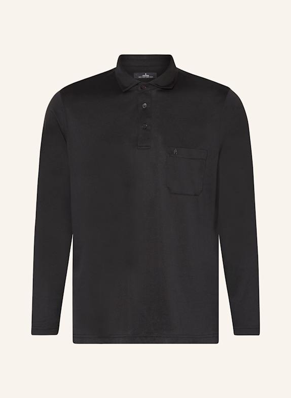 RAGMAN Jersey polo shirt BLACK