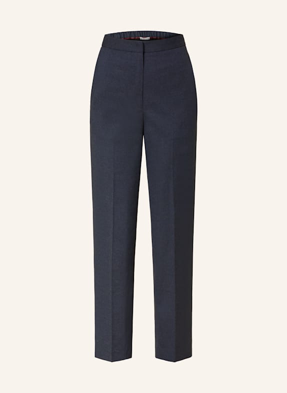 TOMMY HILFIGER Flanellhose DUNKELBLAU