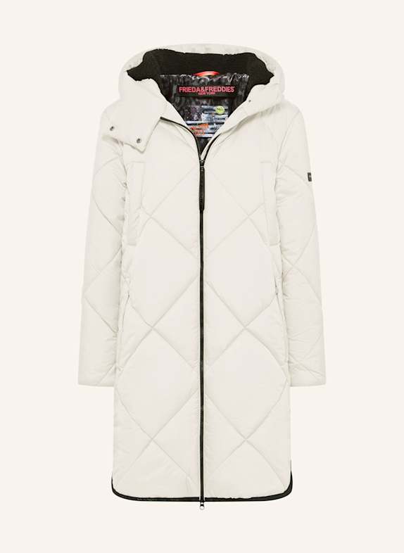 FRIEDA & FREDDIES RICHELLE quilted coat CREAM