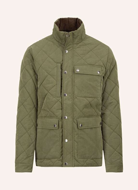 FYNCH-HATTON Prošívaná bunda KHAKI