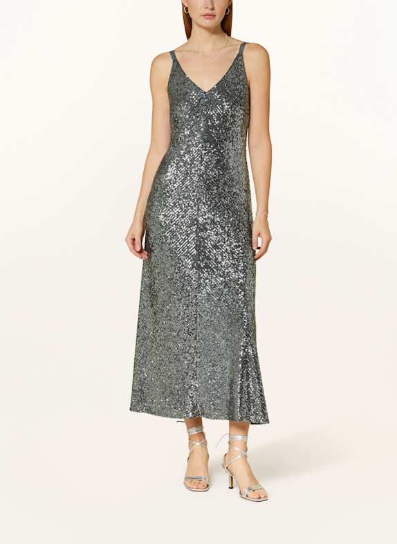 V by Vera Mont Kleid mit Pailletten OLIV