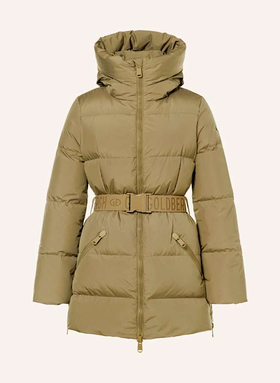 GOLDBERGH Daunenjacke FORT mit fixierter Blende OLIV