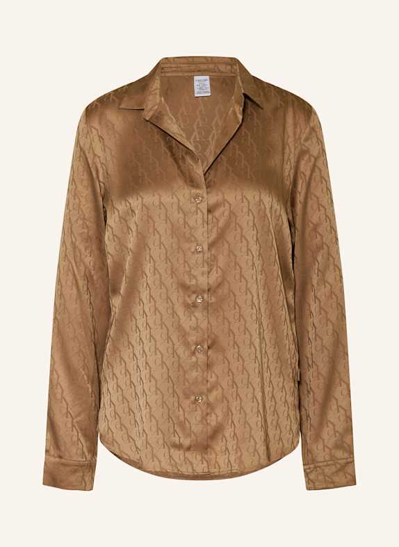 Calvin Klein Schlafshirt HELLBRAUN