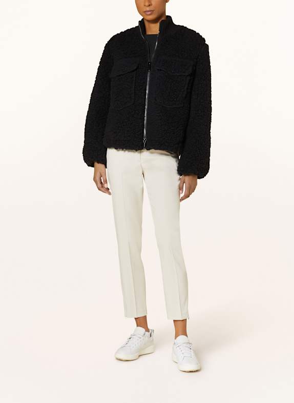 GOLDBERGH Teddyfell-Jacke JUSTINE SCHWARZ