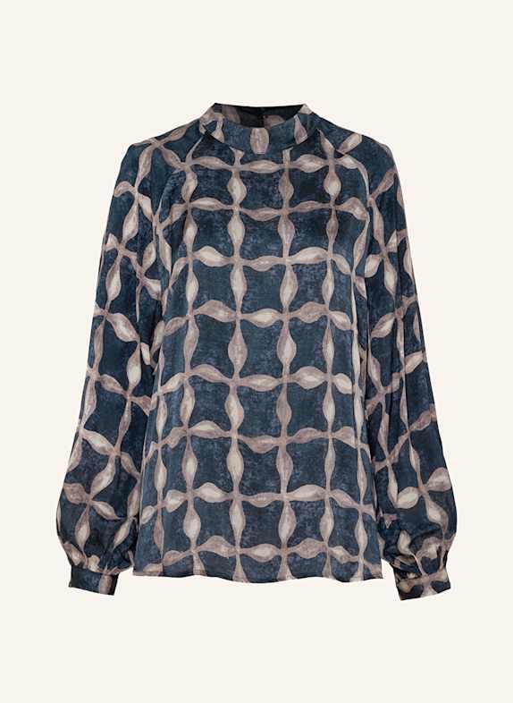 DESOTO Blusenshirt NELE DUNKELBLAU/ BEIGE/ CREME