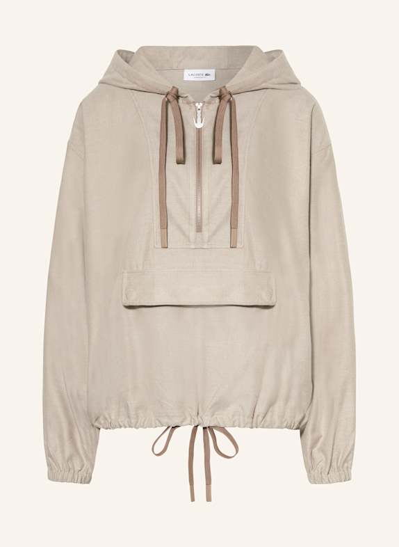 LACOSTE Sweatjacke BEIGE