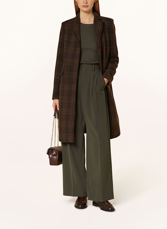 LAUREN RALPH LAUREN Mantel DUNKELBRAUN/ BRAUN