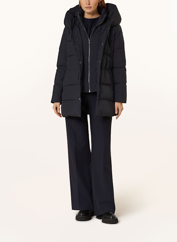LAUREN RALPH LAUREN Donsjas met bies DONKERBLAUW