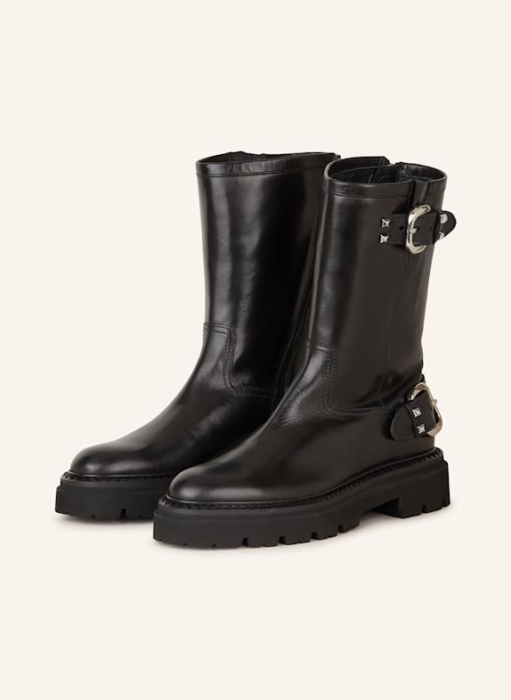 KENNEL & SCHMENGER Biker Boots MASTER X SCHWARZ