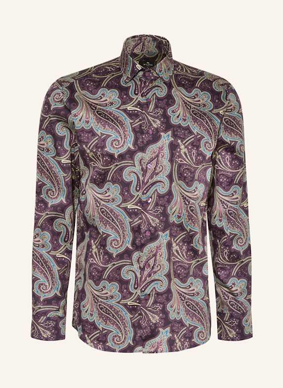 ETRO Koszula slim fit FIOLETOWY/ ŻÓŁTY/ TURKUSOWY
