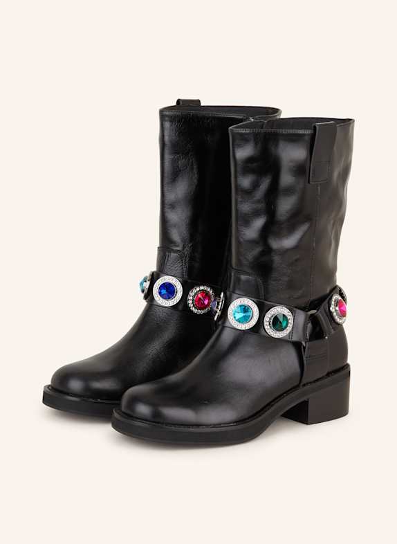 KURT GEIGER Biker Boots OCTAVIA SCHWARZ