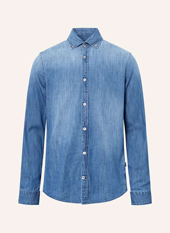 JOOP! JEANS Koszula jeansowa HELI regular fit NIEBIESKI