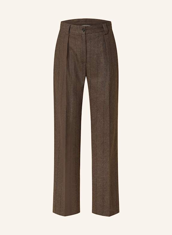 ANTONELLI firenze Marlenehose SINGAPORE BRAUN/ SCHWARZ