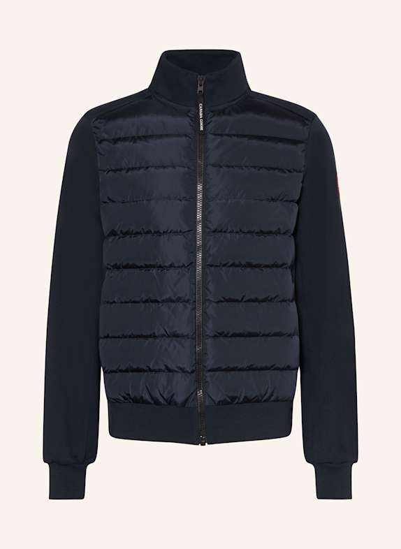 CANADA GOOSE Strickjacke im Materialmix DUNKELBLAU
