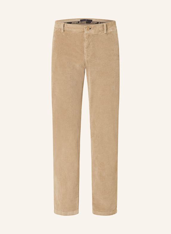 JOOP! JEANS Chinosy ze sztruksu MATTHEW modern fit JASNOBRĄZOWY