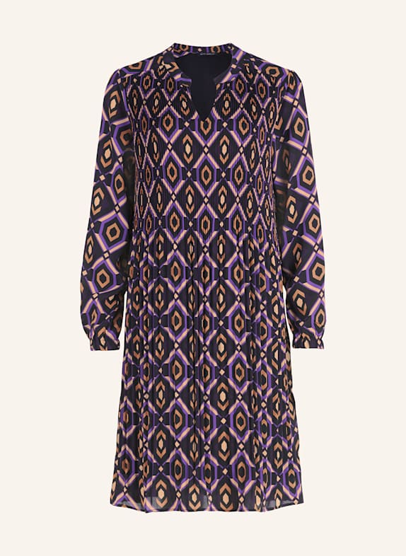 Betty Barclay Dress PURPLE/ BLACK/ BROWN