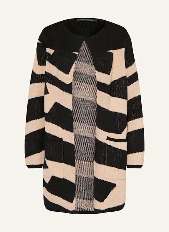 Betty Barclay Knit cardigan BLACK/ BEIGE