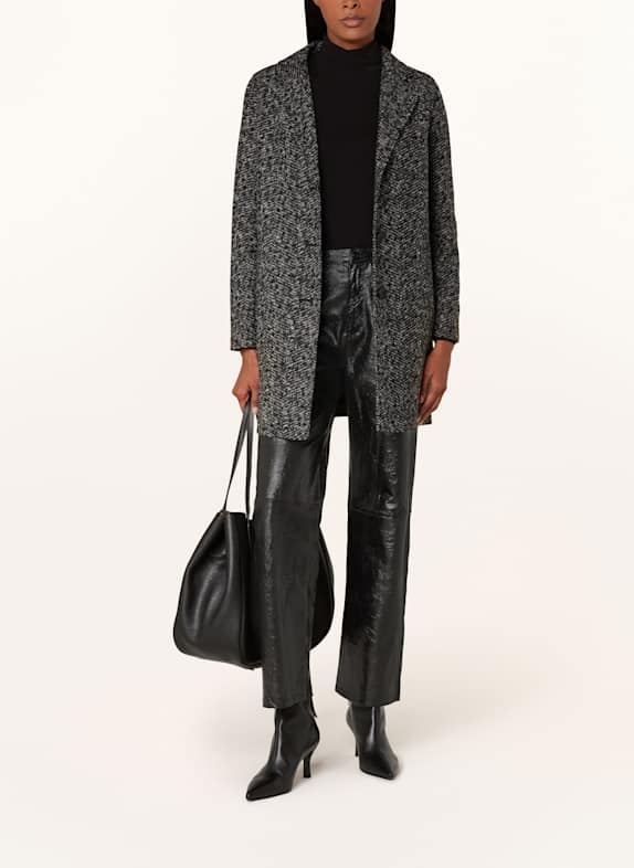 BETTY&CO Mantel SCHWARZ/ TAUPE