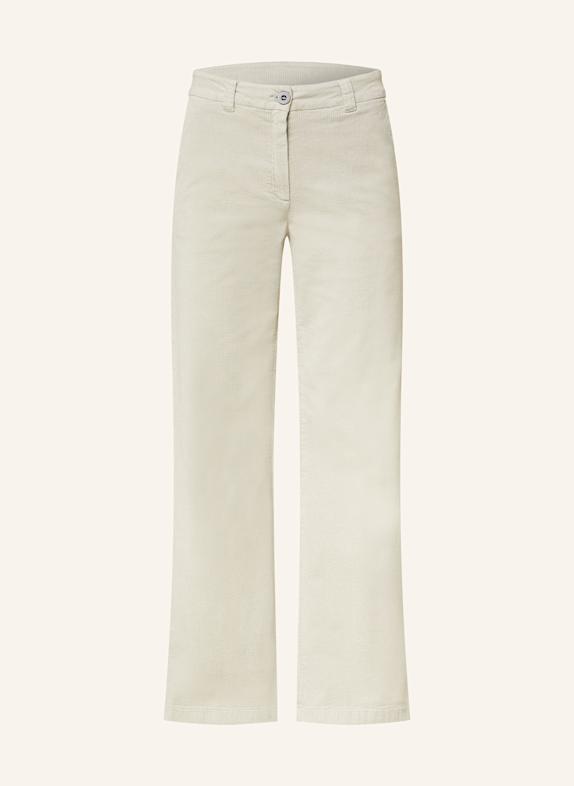 LANIUS Marlenehose aus Cord HELLGRAU