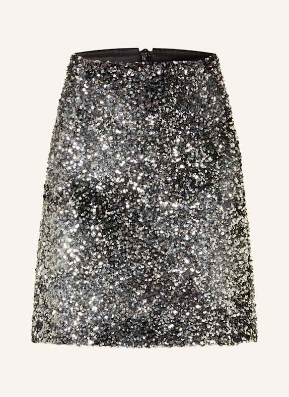 WEEKEND Max Mara Rock UVETTA mit Pailletten SILBER