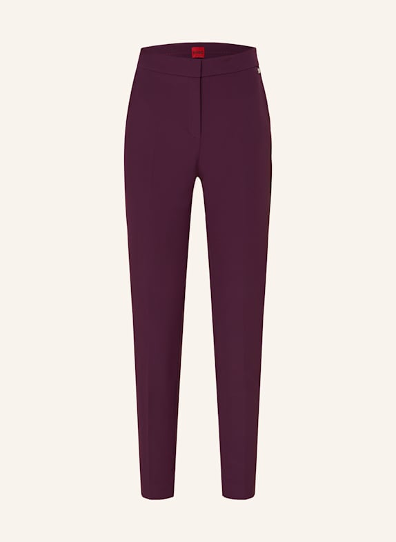 HUGO Trousers HAGONIA PURPLE